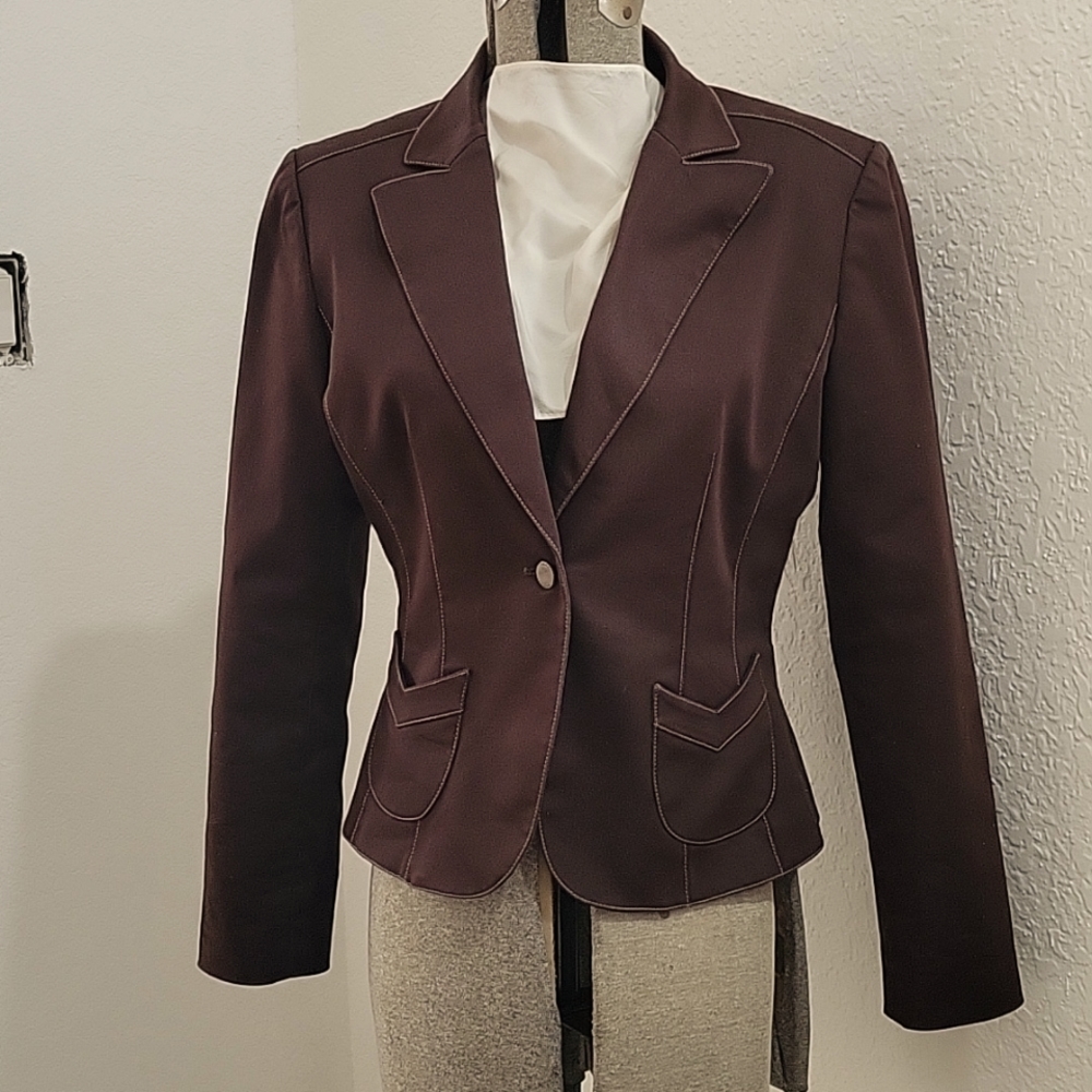 Tahari Brown Blazer